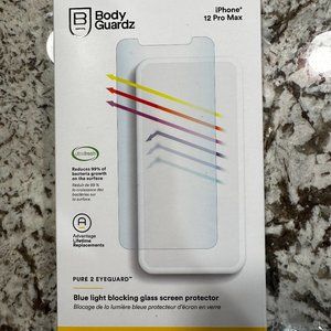 Body Guardz iPhone 12 Pro Max Blue Light Glass Screen Protector